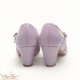 Sentaro Bobo Round Toe Hollow Bow Mid and Low Heel Shoes(8 Colours/Full Payment Without Shipping)